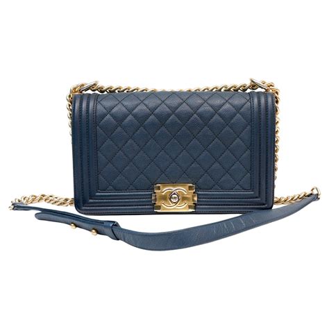 chanel boy bag light blue|Chanel boy shopping tote.